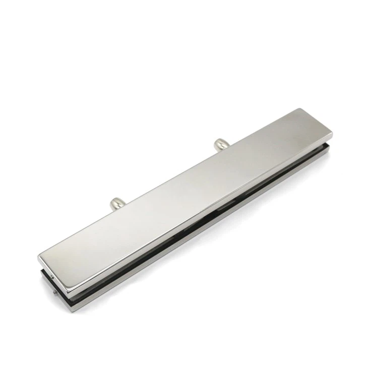 Double Over Panel Patch Stainless Steel Glass Door Fitting For Glass Foors