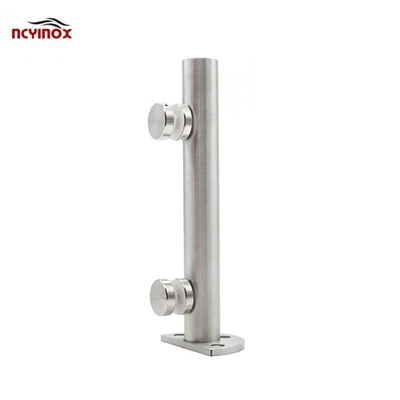 Torneira de vidro para cerca de piscina de aço inoxidável para fixação de suporte de vidro