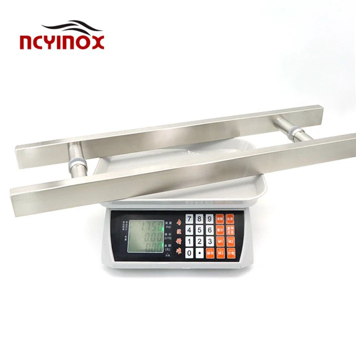 Model JM-708B Stainless Steel Glass Door Handle