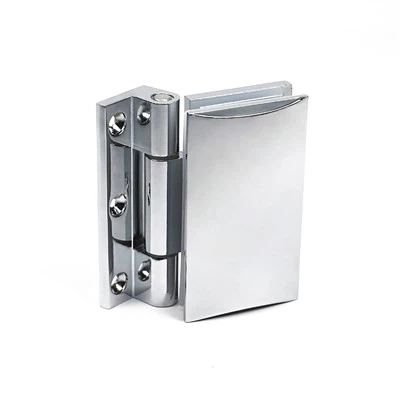 Dobradiça de porta de vidro de alumínio sem moldura de parede de aço inoxidável para porta